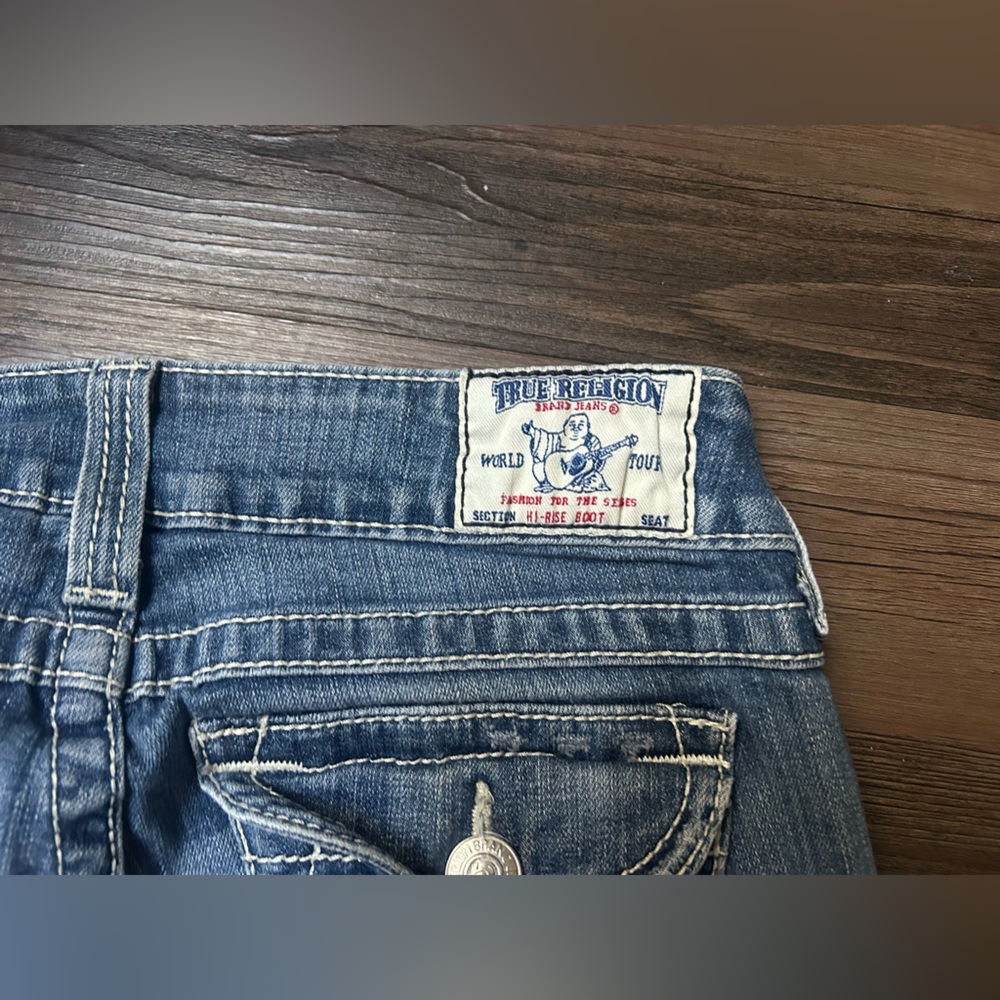 True Religion Indigo Denim with Logo Patch